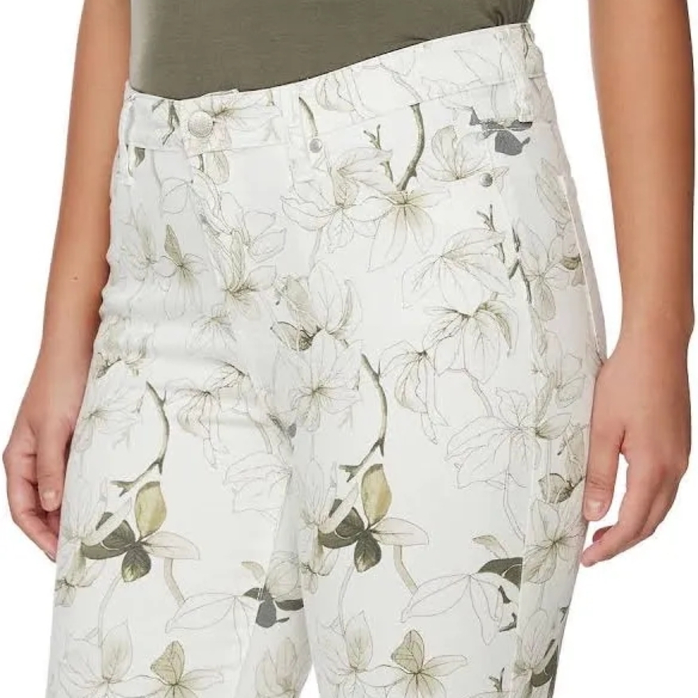 Buffalo David Bitton Beige Floral Pants